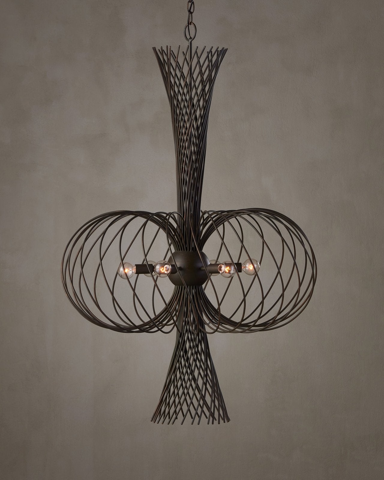 Akio Bronze Chandelier